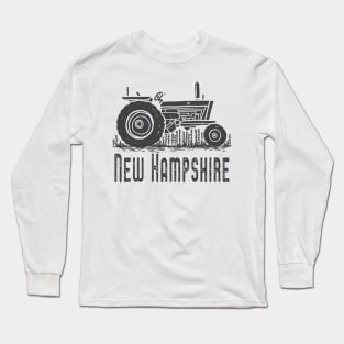 New Hampshire Vintage Tractor Long Sleeve T-Shirt